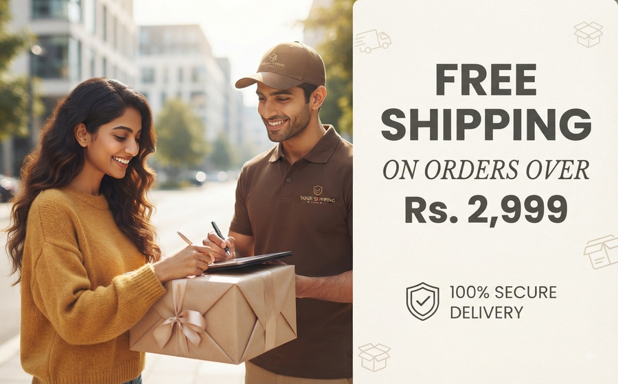 Free Shipping on Orders Over Rs. 2,999