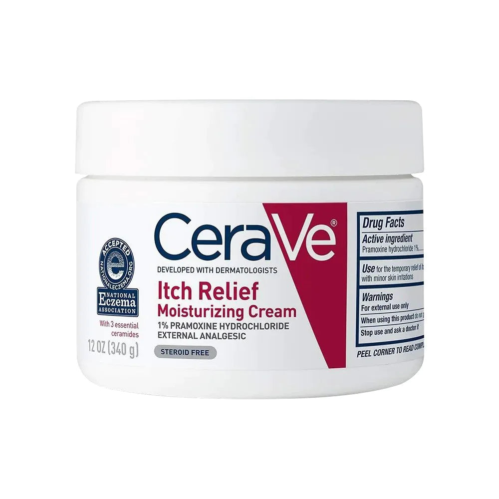 CeraVe Itch Relief Moisturizing Cream, 340gm - CeraVe skincare product image