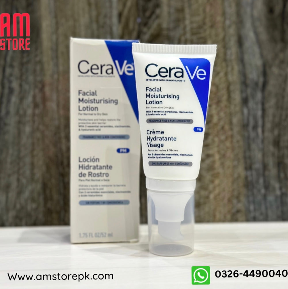 Cerave PM Facial Moisturizing Lotion - CeraVe skincare product image