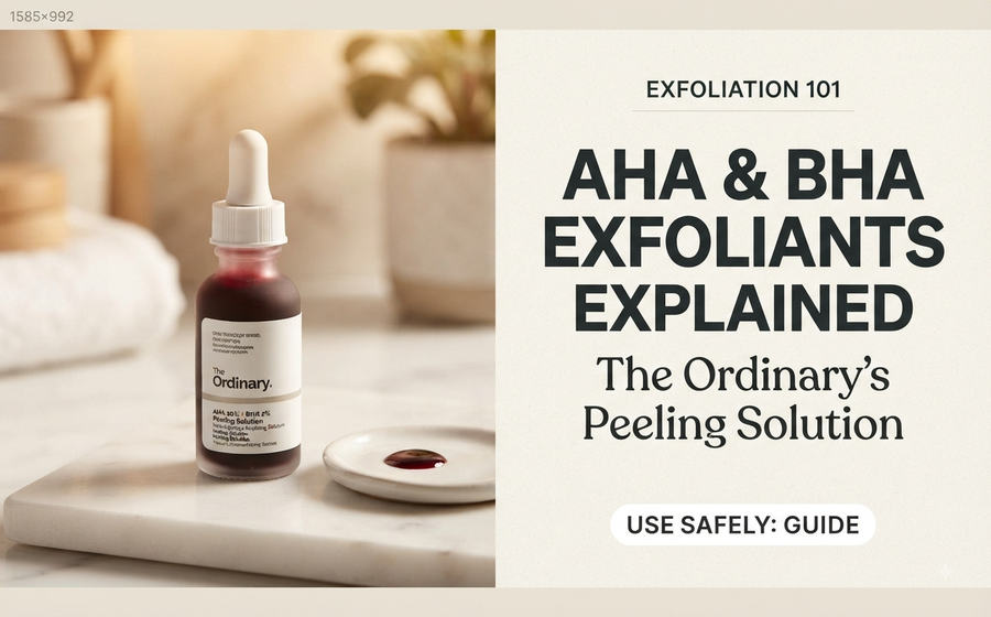 AHA & BHA Exfoliants Explained: How to Use The Ordinary's Peeling Solutions Safely