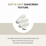 Skin1004 Madagascar Centella Air Fit Suncream Light SPF 30 soft light texture - Skin1004 Korean skincare product image 3