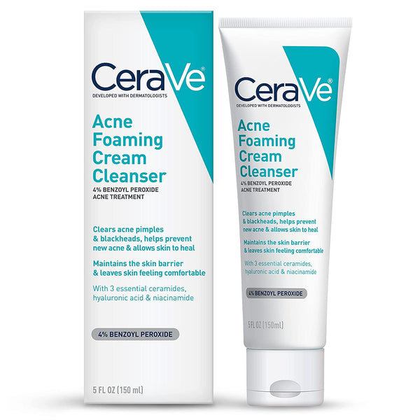 CeraVe Acne Foaming Cream Cleanser 150ml - CeraVe skincare product image