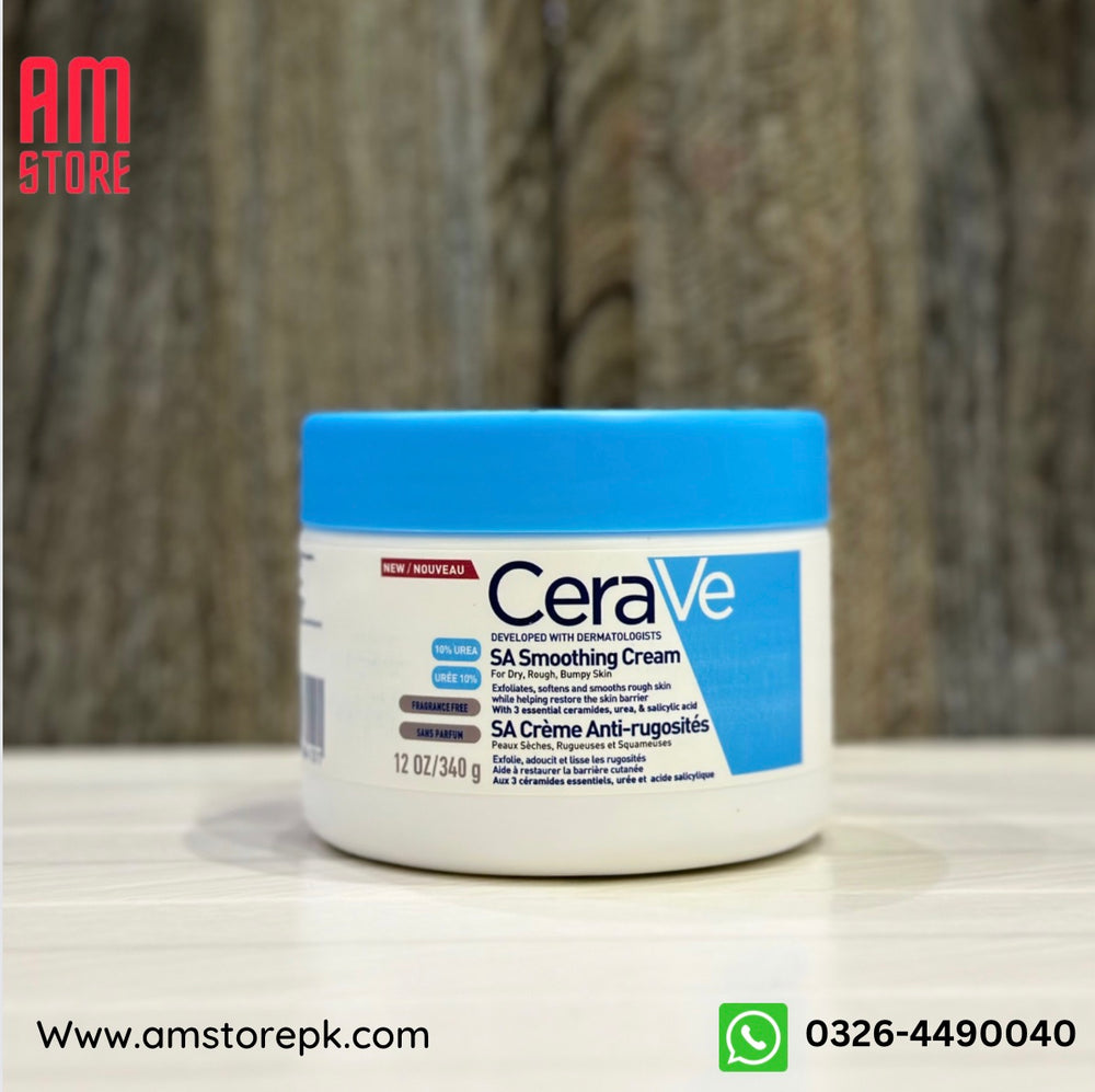 CeraVe SA Smoothing Salicylic Acid Cream 340mg - CeraVe skincare product image