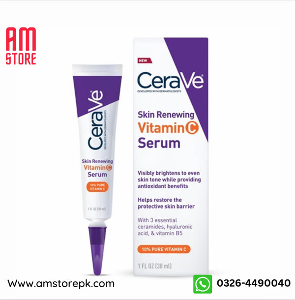 Cerave Skin Renewing Vitamin C Serum - CeraVe skincare product image