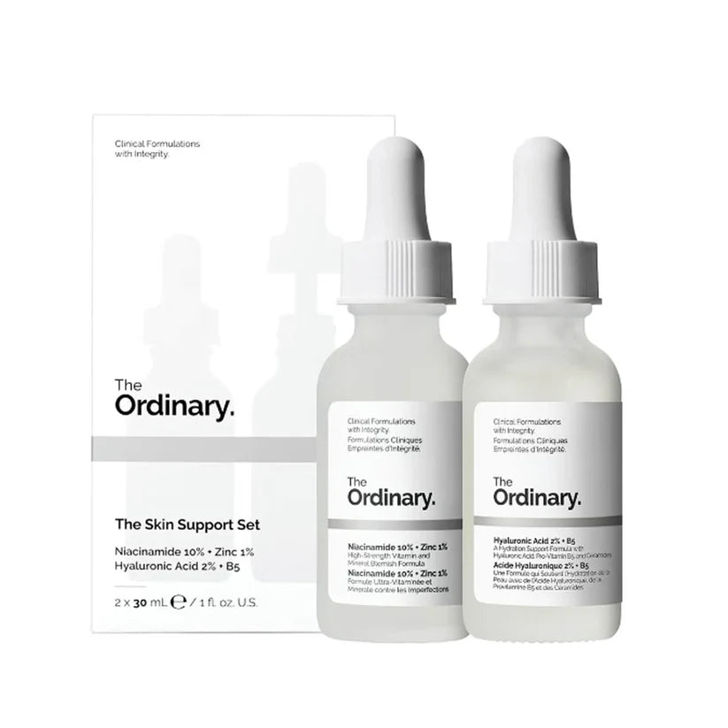 The Ordinary Skin Support Set - Niacinamide and Hyaluronic Acid duo Pakistan